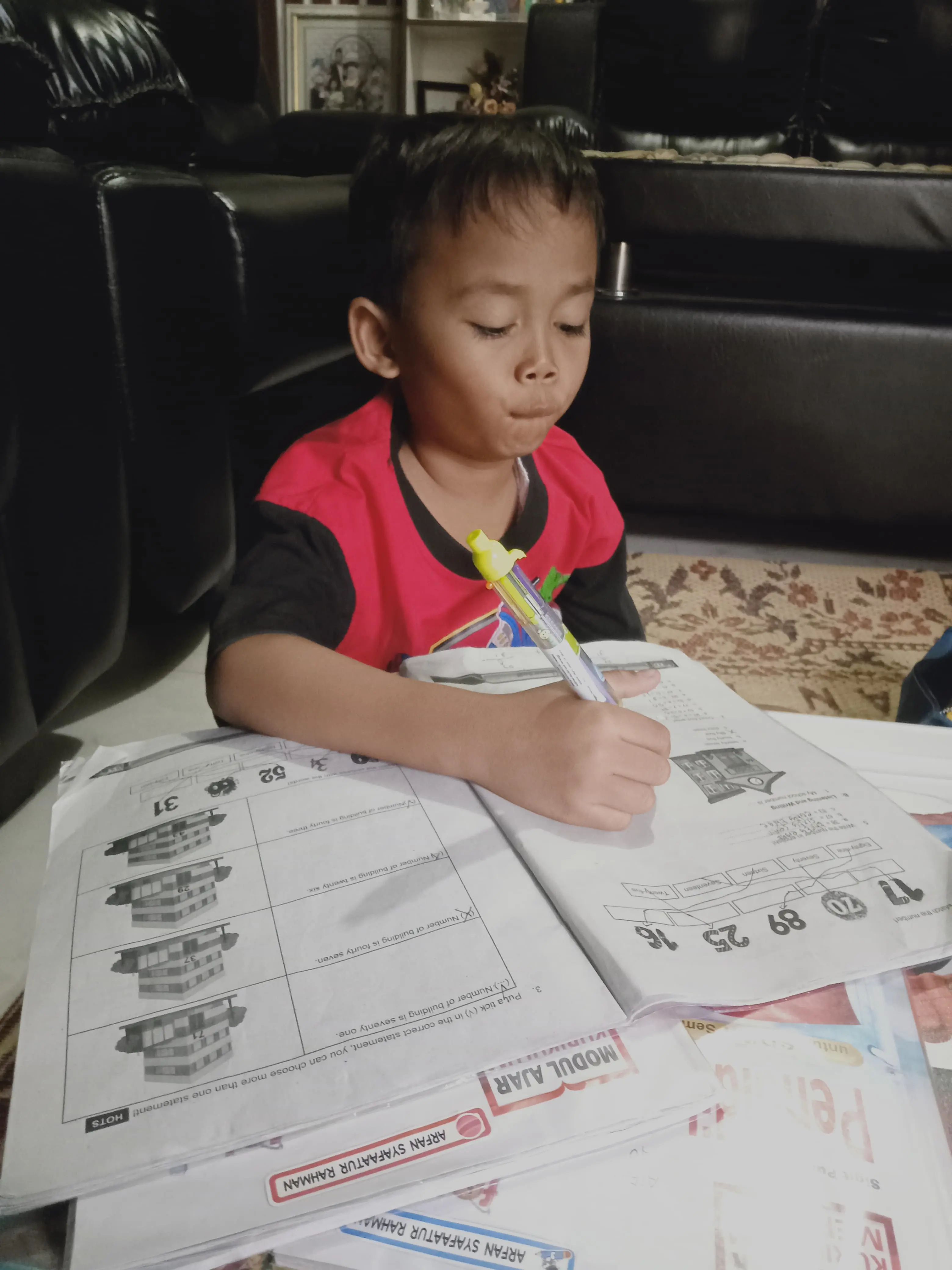 Dokumentasi kegiatan les